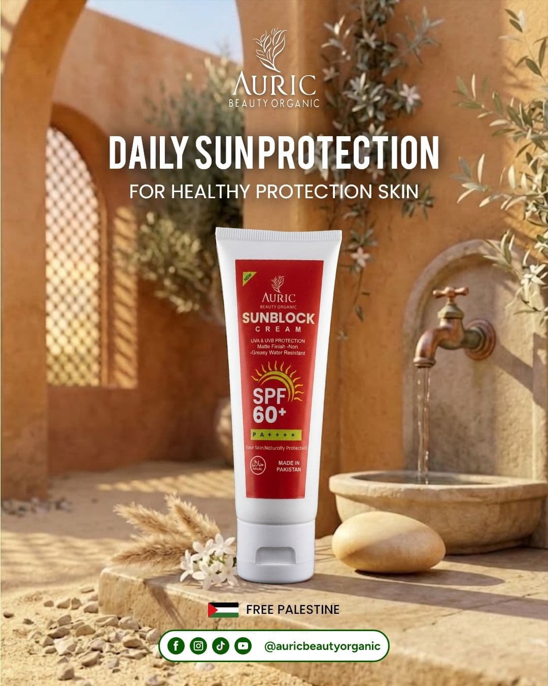Auric Beauty Sun block cream